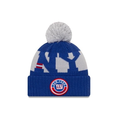 Sapca New Era New York Giants NFL Cold Weather Sport Knit Beanie - Albastri